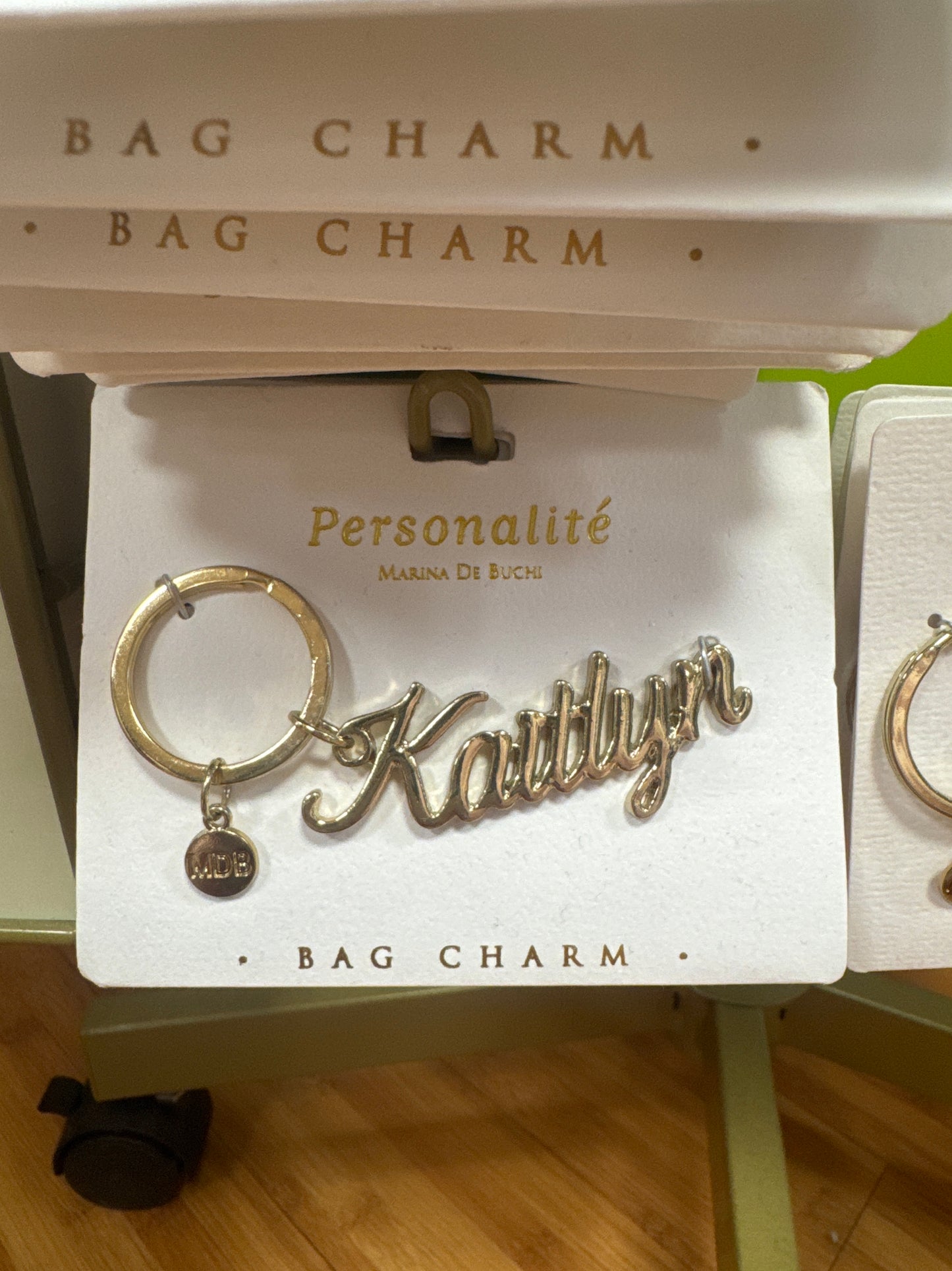 BAG CHARM KEYCHAIN - KAITLYN