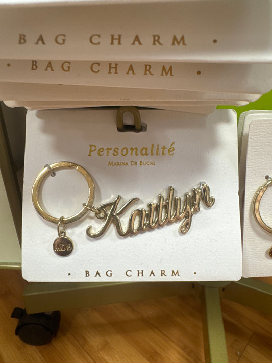BAG CHARM KEYCHAIN - KAITLYN