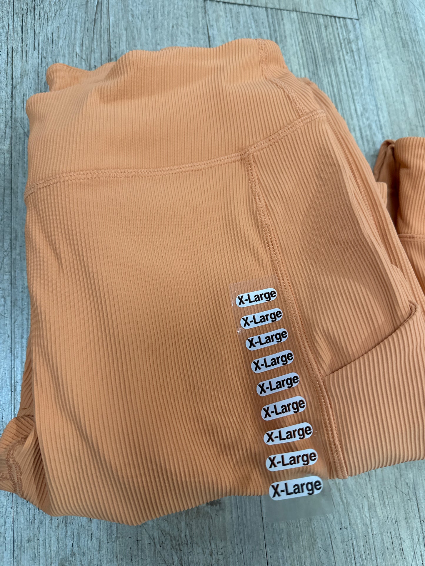 RIBBED ACTIVE WEAR LEGGINGS - SHERBERT