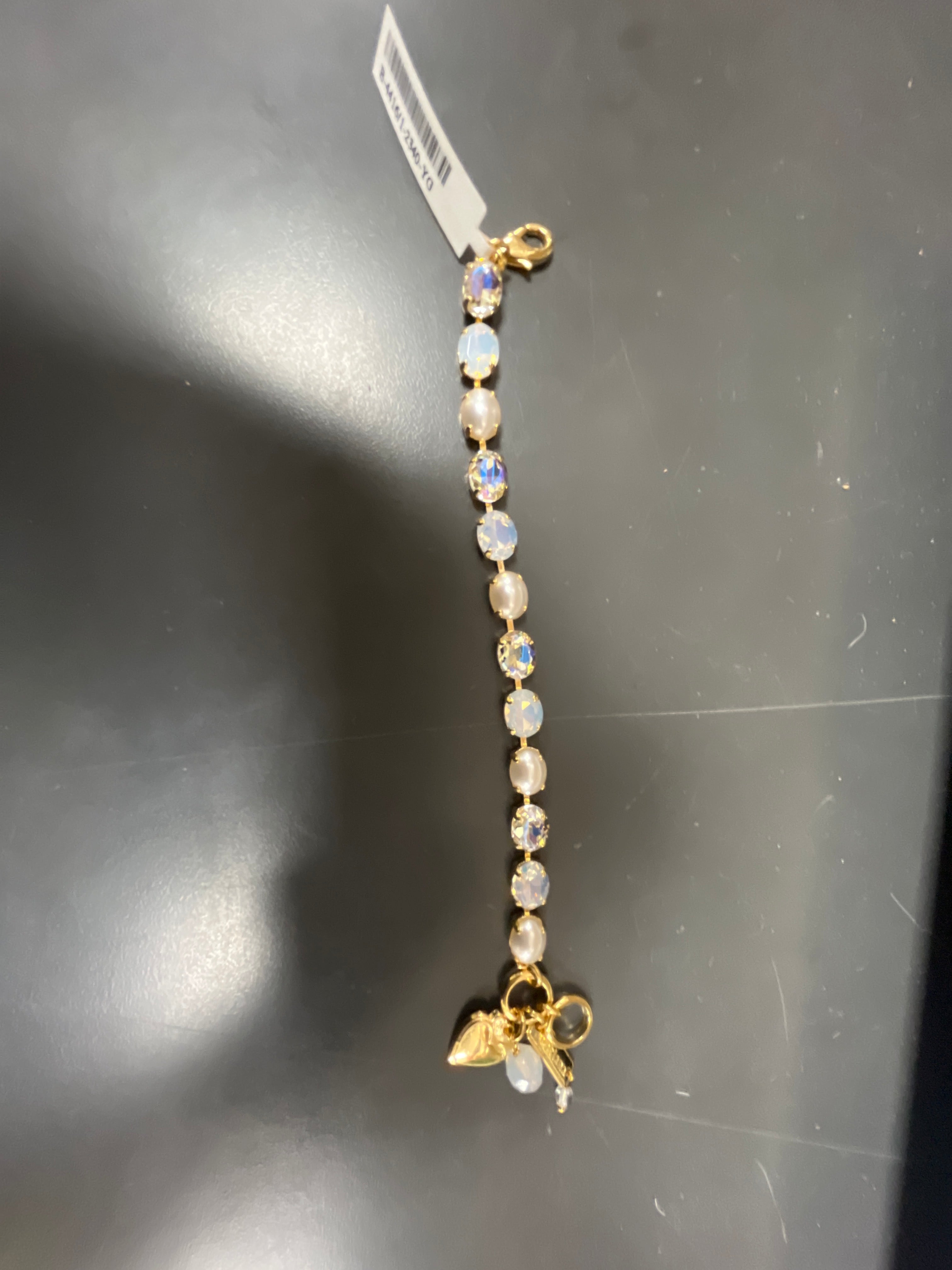 MARIANA - BRACELET - GOLD - IRIDESCENT AND PEARL STONE