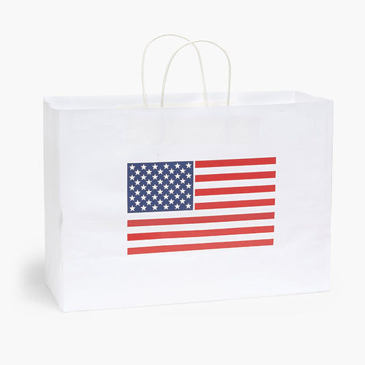 AMERICAN FLAG PAPER GIFT BAG