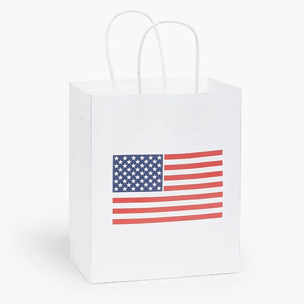 AMERICAN FLAG PAPER GIFT BAG