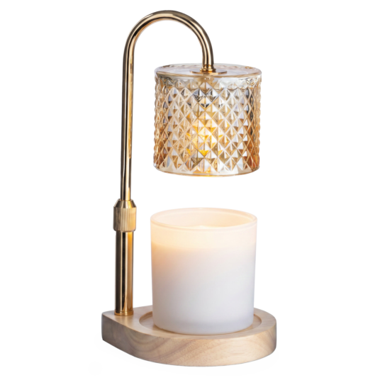 CHAMPAGNE CRYSTAL LAMP CANDLE WARMER