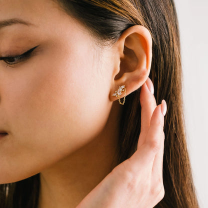 ASPEN CLIMBER EARRINGS - GOLD