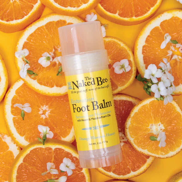 THE NAKED BEE FOOT BALM - ORANGE BLOSSOM HONEY