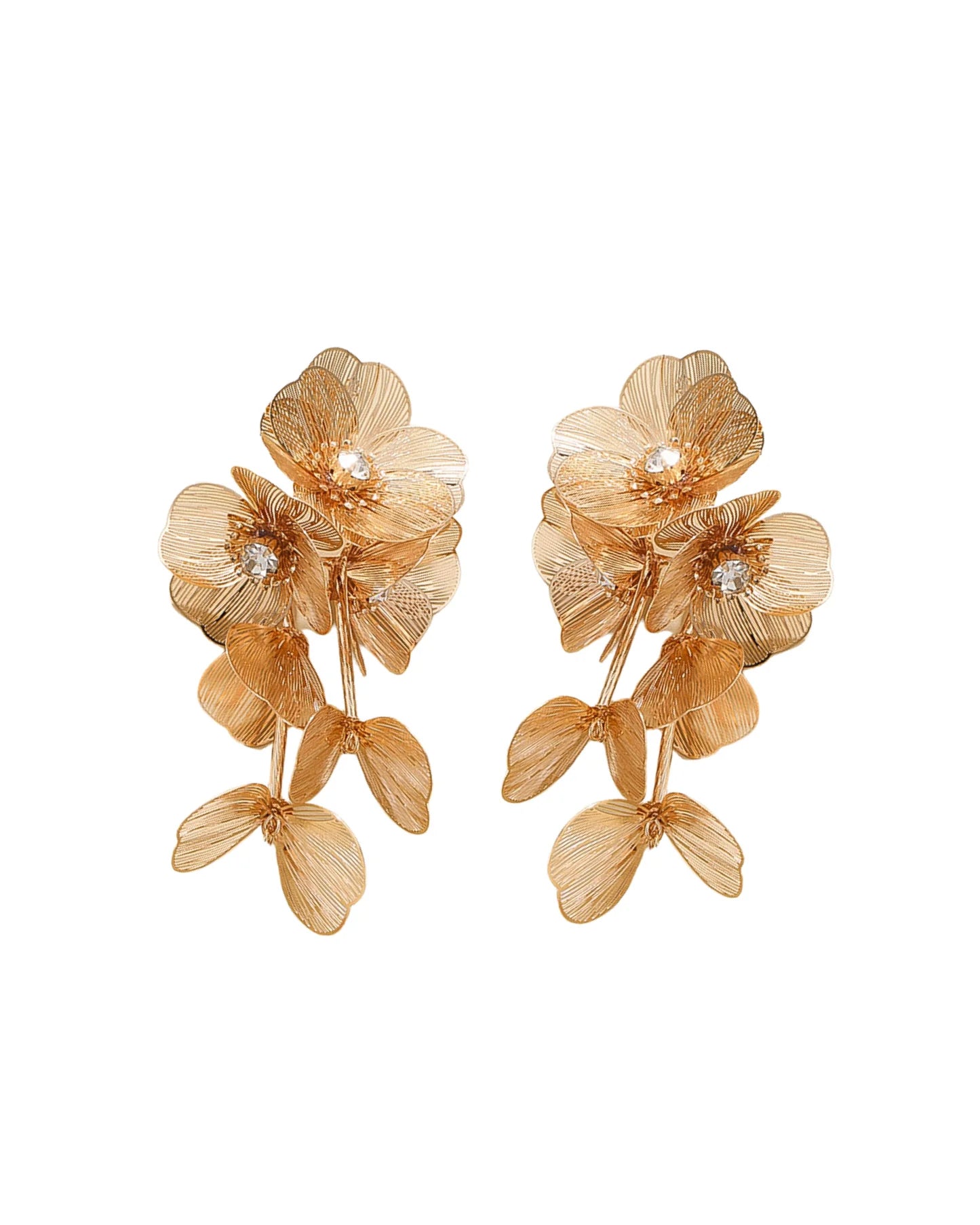 AUDREY STATEMENT EARRINGS - GOLD