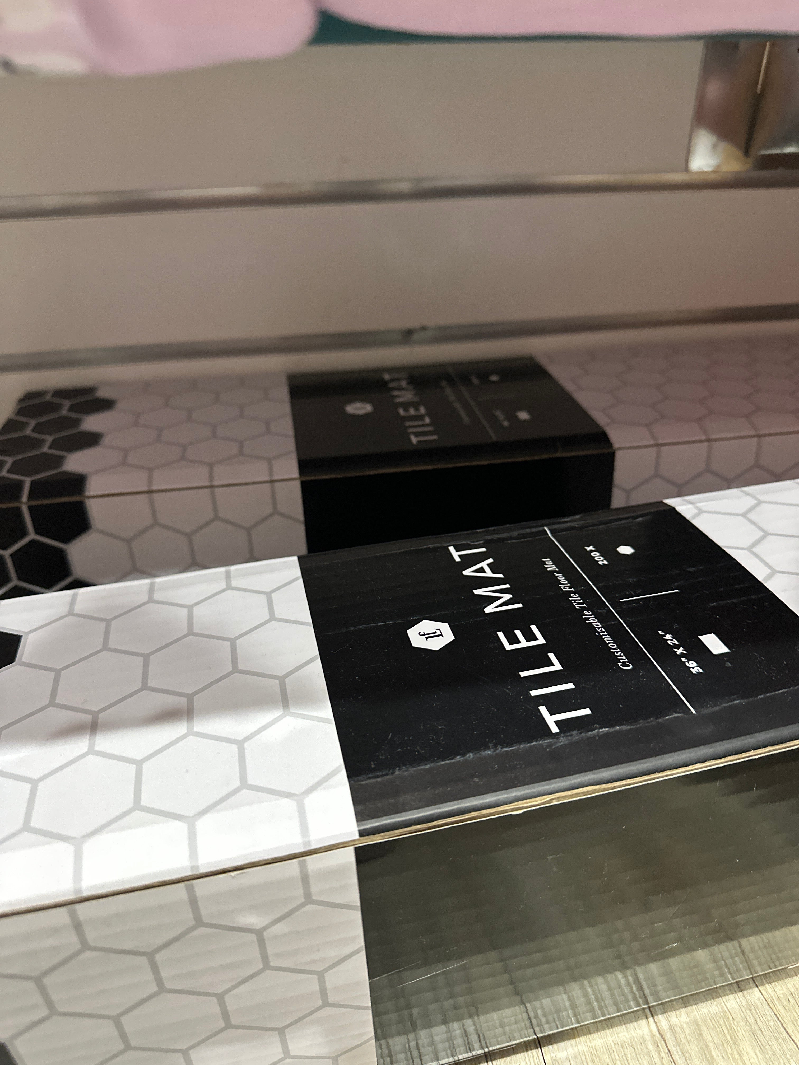 TILE MAT LARGE - WHITE ***