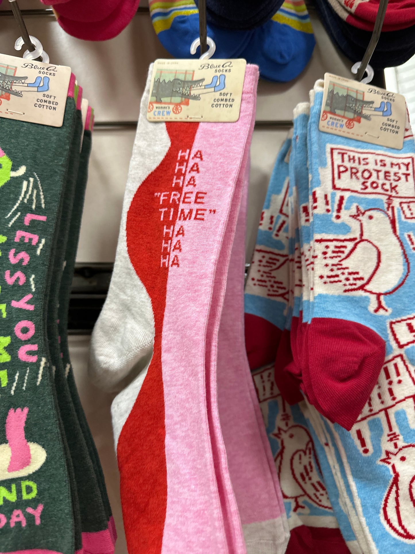 FREE TIME HA HA CREW SOCKS