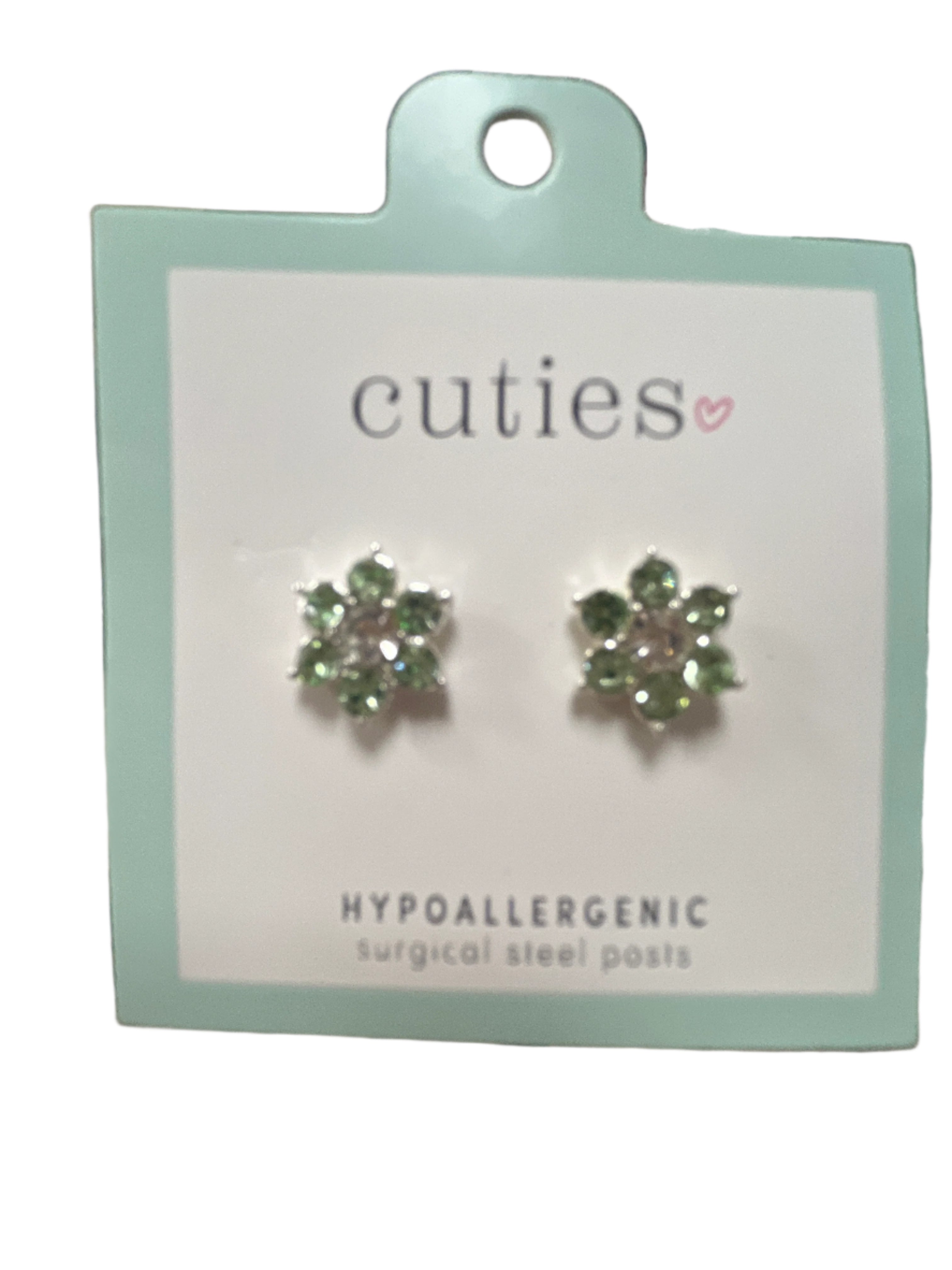 CRYSTAL FLOWERS EARRINGS