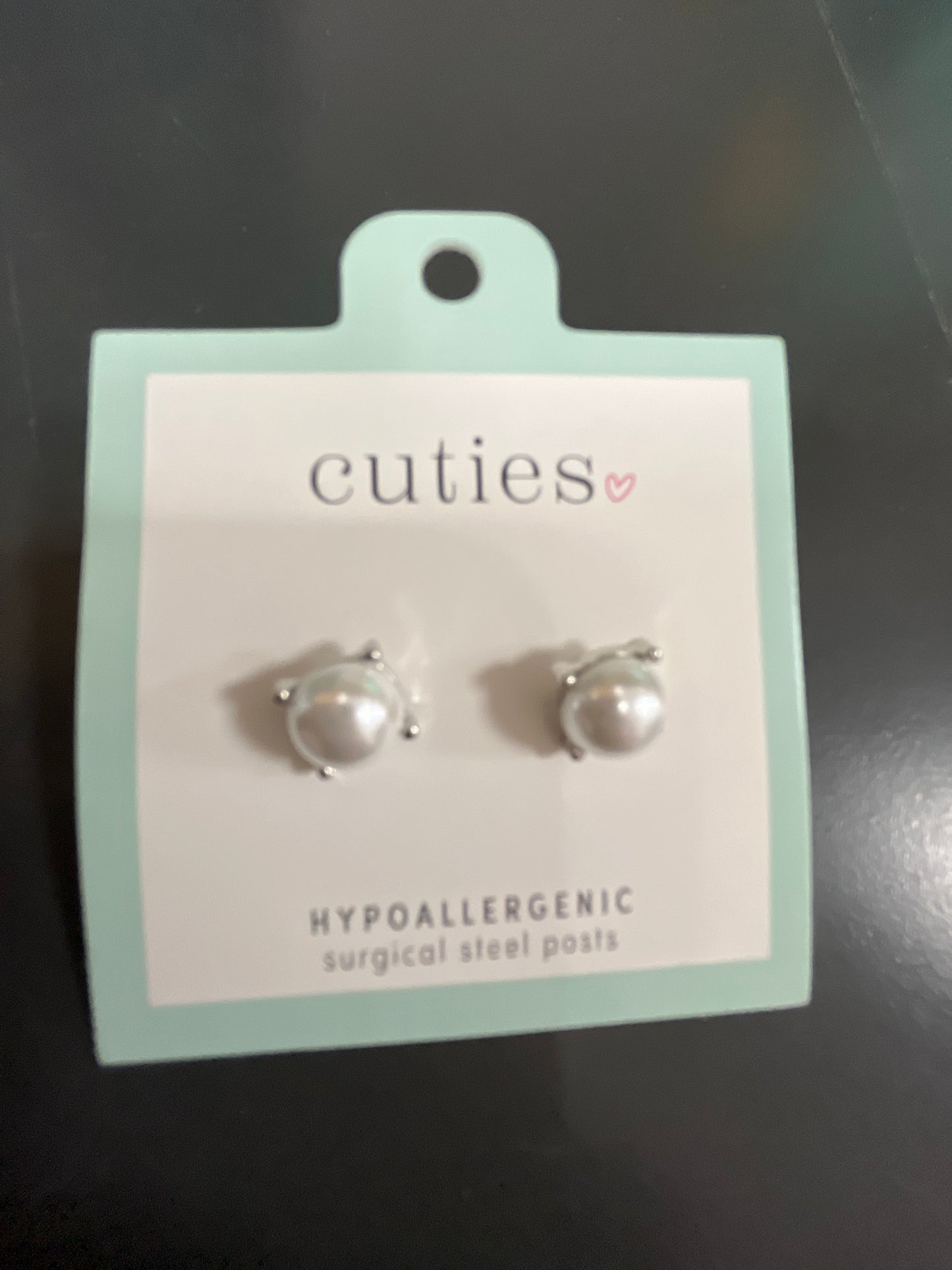 PEARLS IN SILVER SETTING EARRINGS