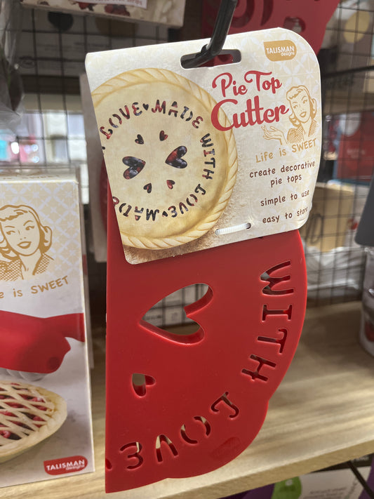 PIE TOP CUTTER - MADE WITH LOVE