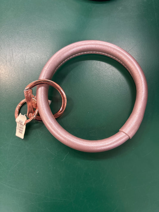 ROSE GOLD LEATHER O-RING