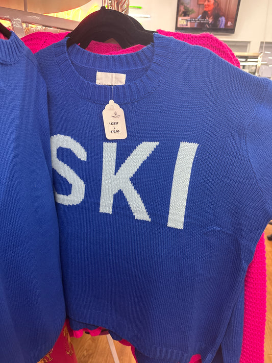 BLUE SKI SWEATER