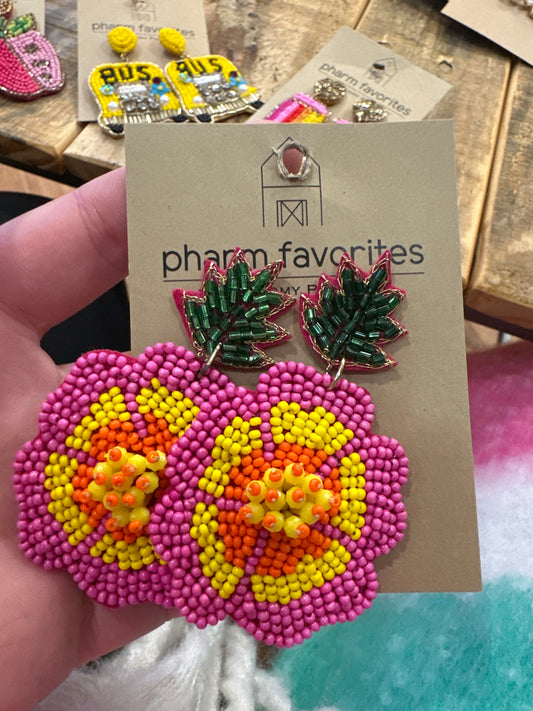 TROPICAL BEADED EARRINGS