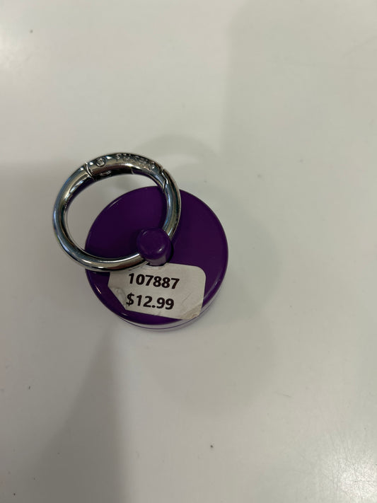 LION LATCH JEWELRY/PILL TOTE - PURPLE