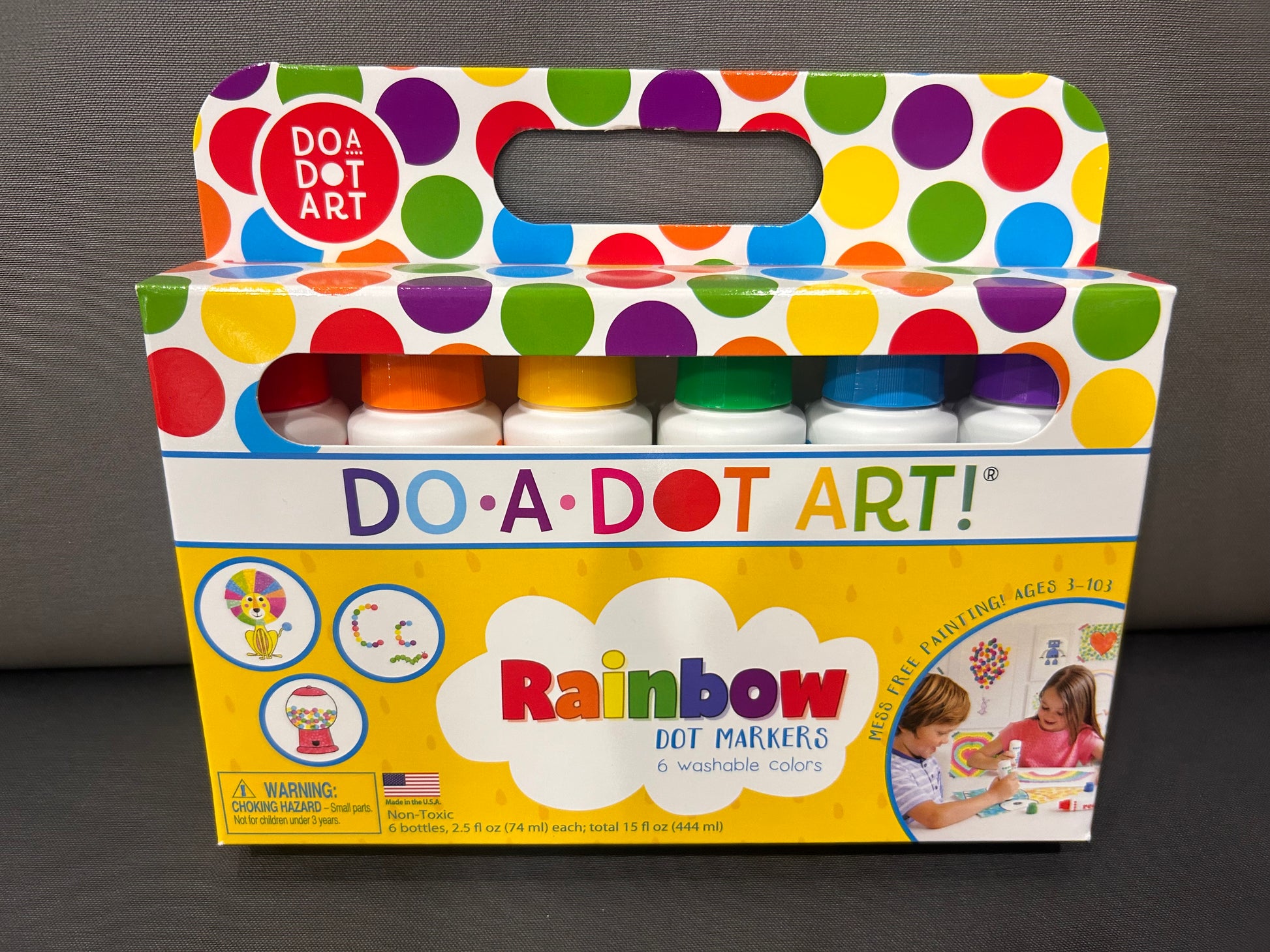RAINBOW DOT MARKERS - 6PK - Pharm Favorites by Economy Pharmacy