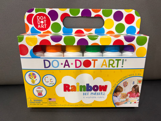 RAINBOW DOT MARKERS - 6PK - Pharm Favorites by Economy Pharmacy