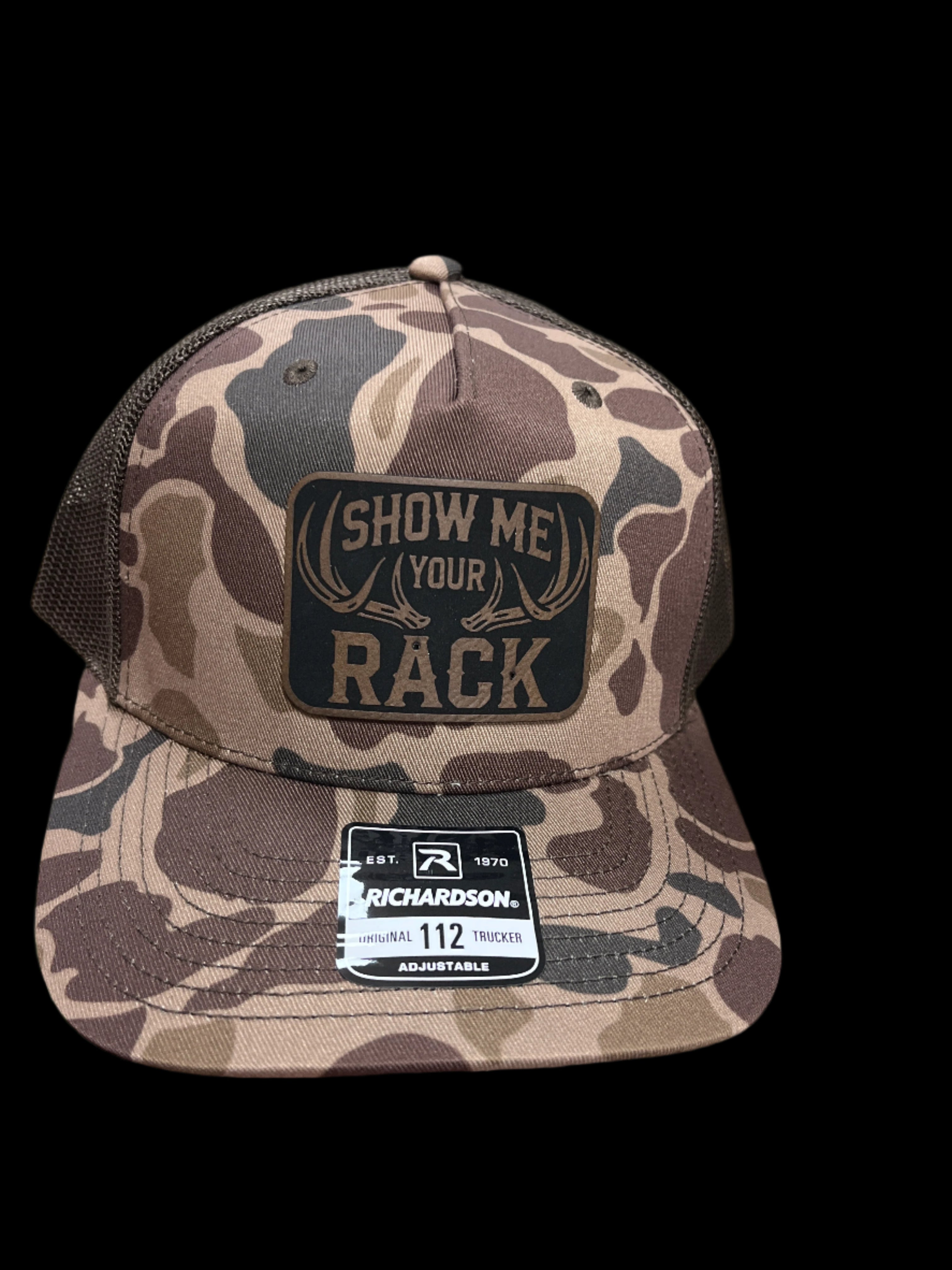 BROWN CAMO HAT - SHOW ME YOUR RACK