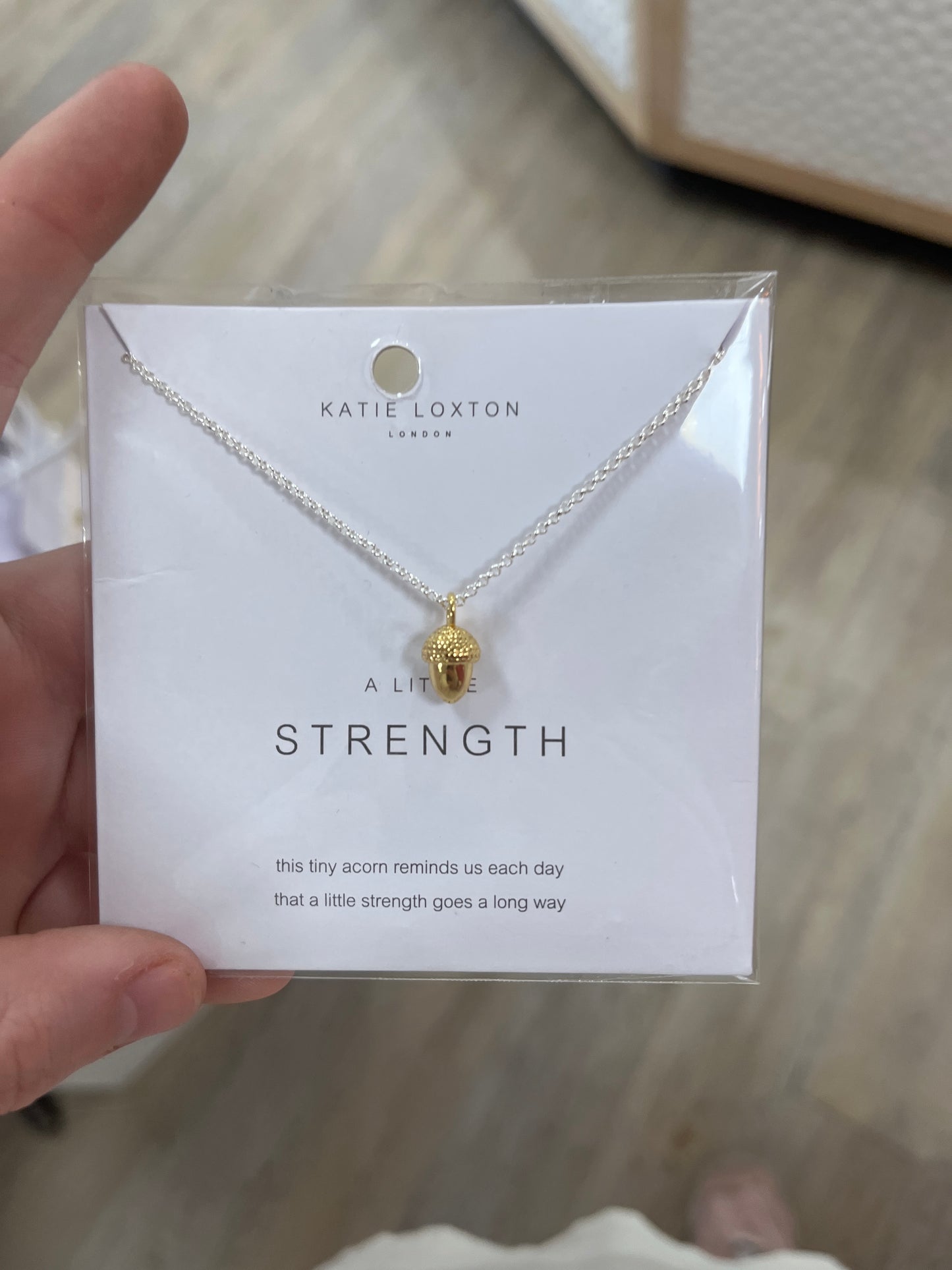 A LITTLE STRENGTH NECKLACE