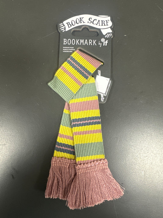 BOOK SCARF BOOKMARK -  PASTELS