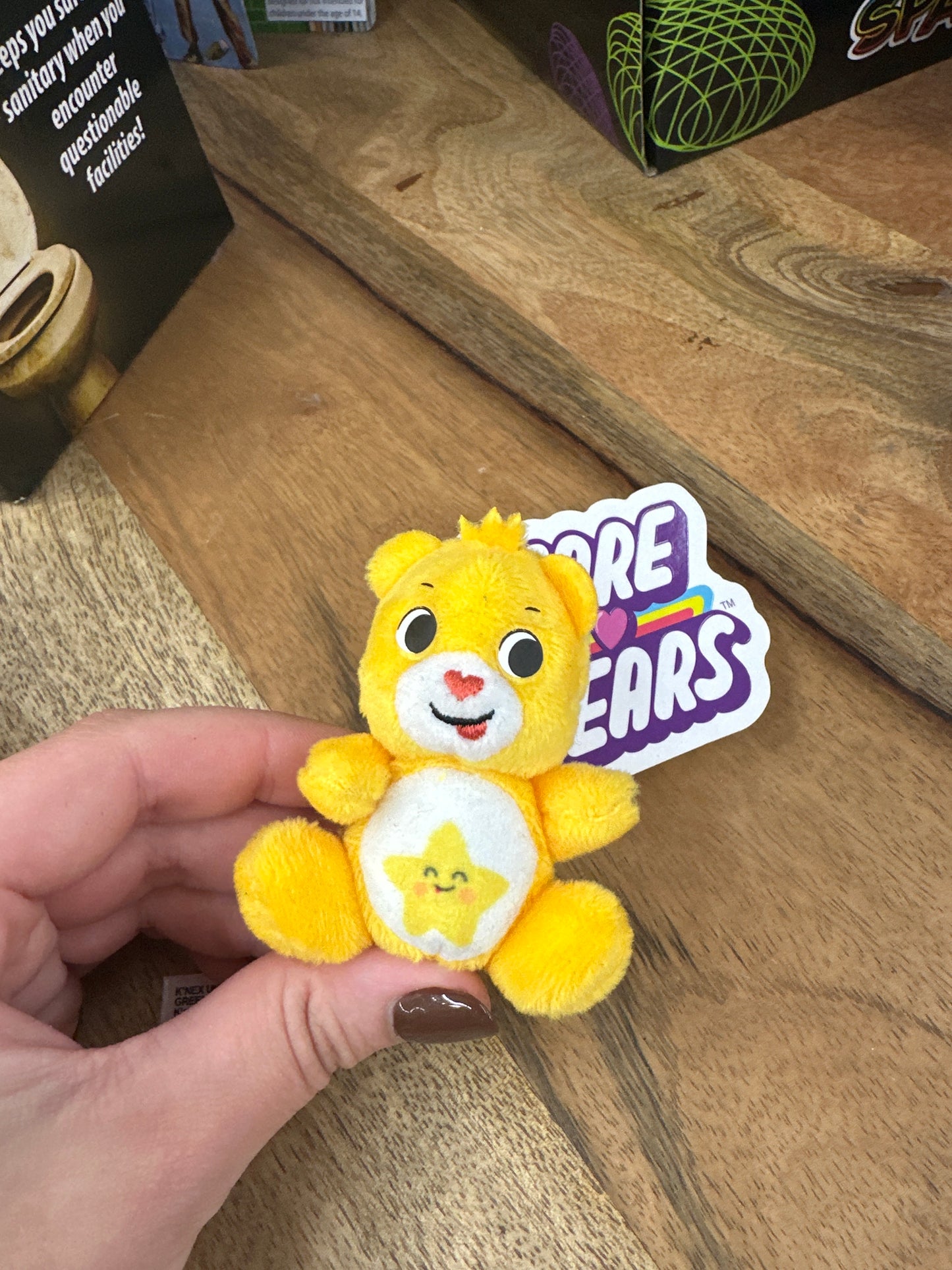 CARE BEARS MICRO PLUSH - LAUGH A LOT BEAR