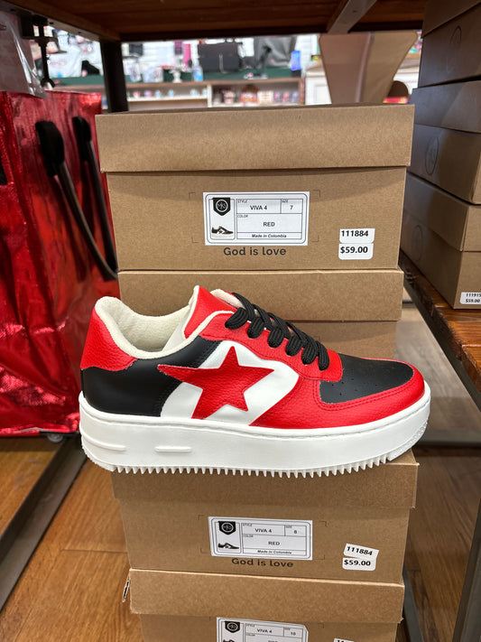 VIVA 4 SNEAKERS - RED