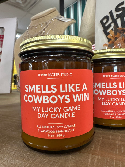 SMELLS LIKE A COWBOYS WIN - TEAKWOOD & MAHOGANY