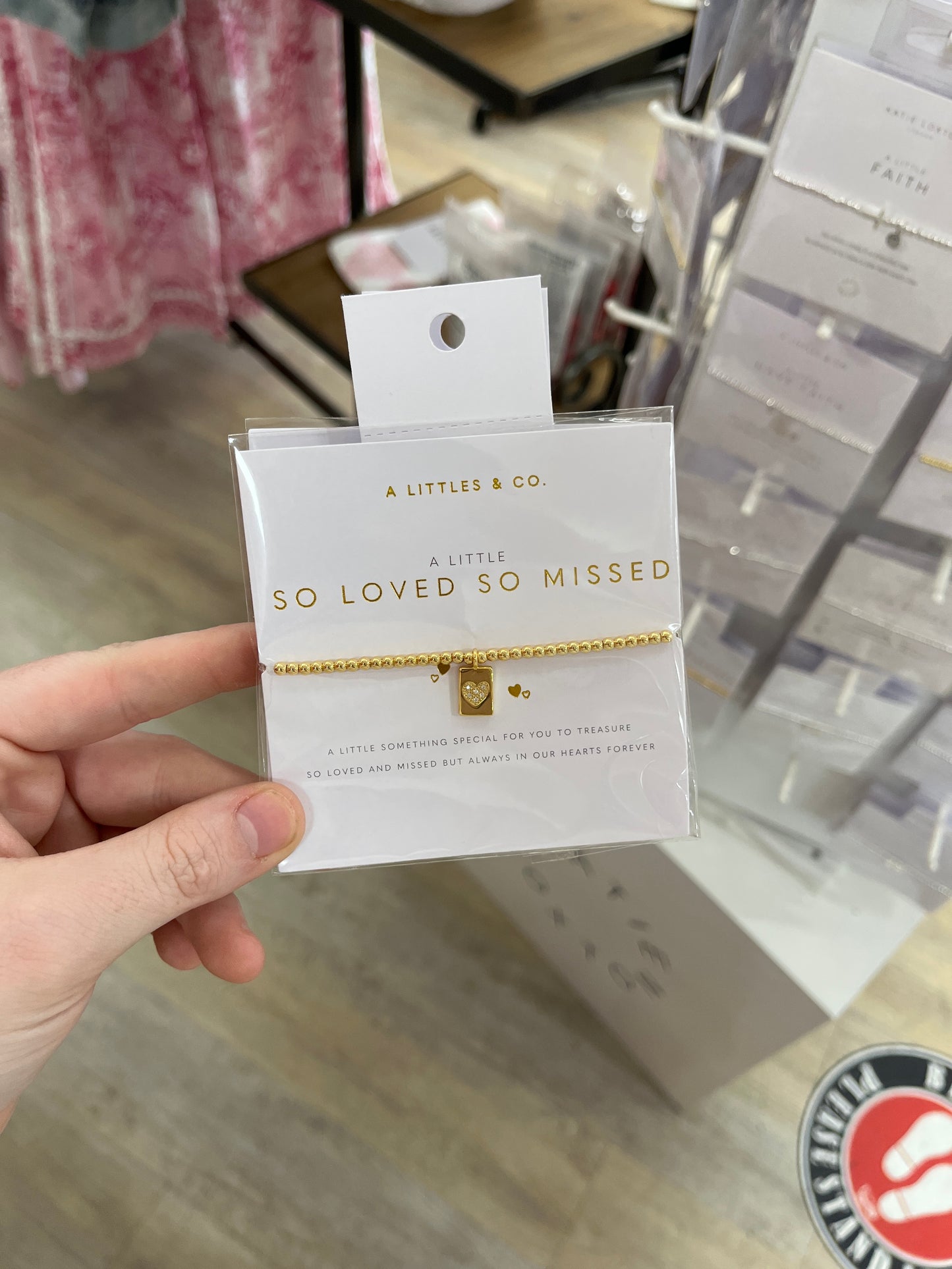 A LITTLE BRACELET - SO LOVED SO MISSED