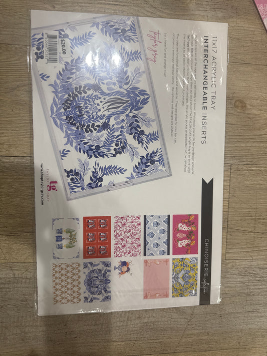 TRAY INSERT (11X17) - CHINOISERIE