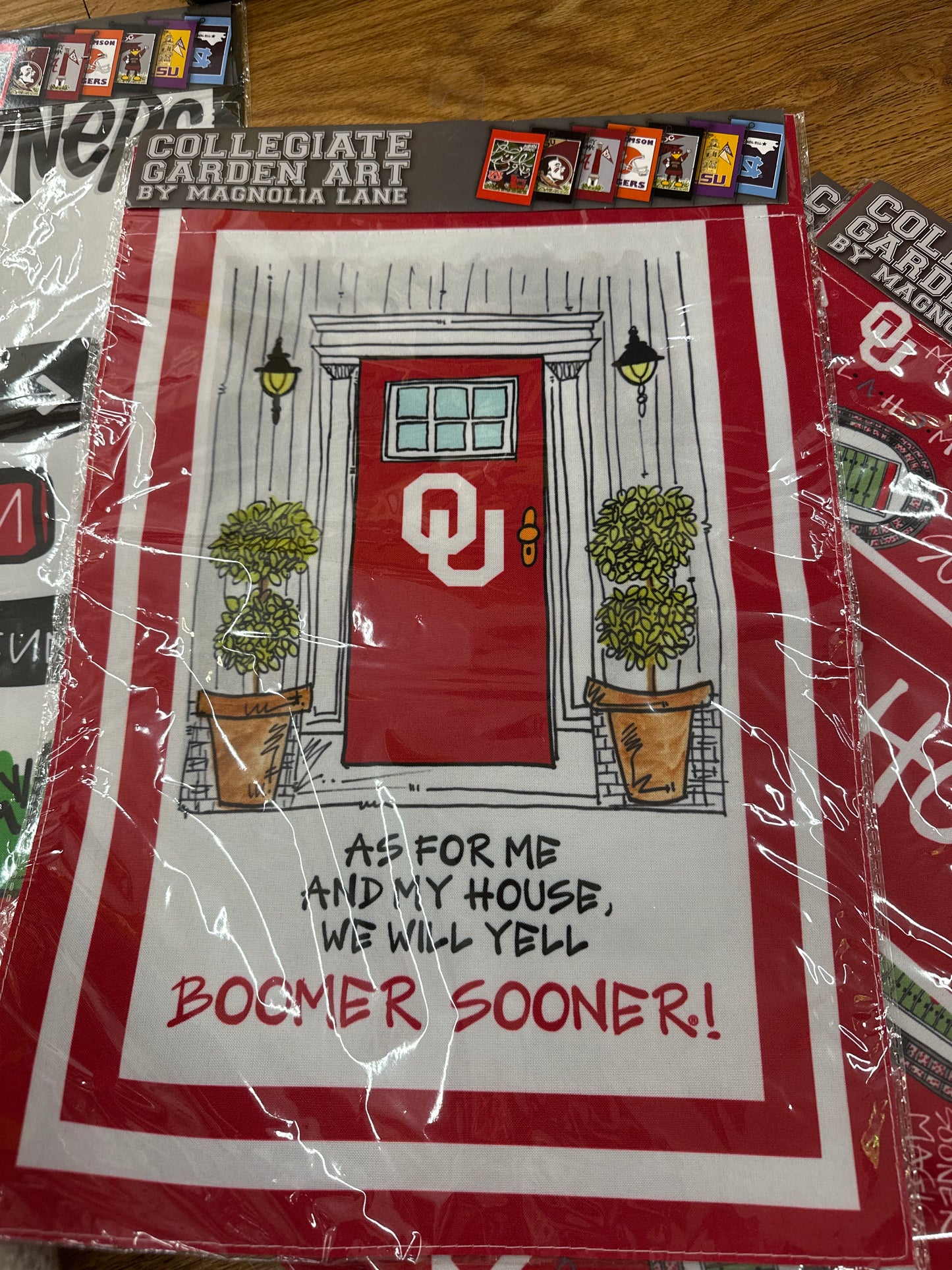 FLAG - AS FOR ME ND MY HOUSE - BOOMER SOONER