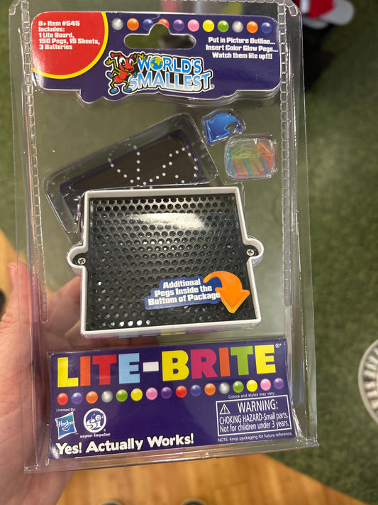 WORLDS SMALLEST - LITE-BRITE