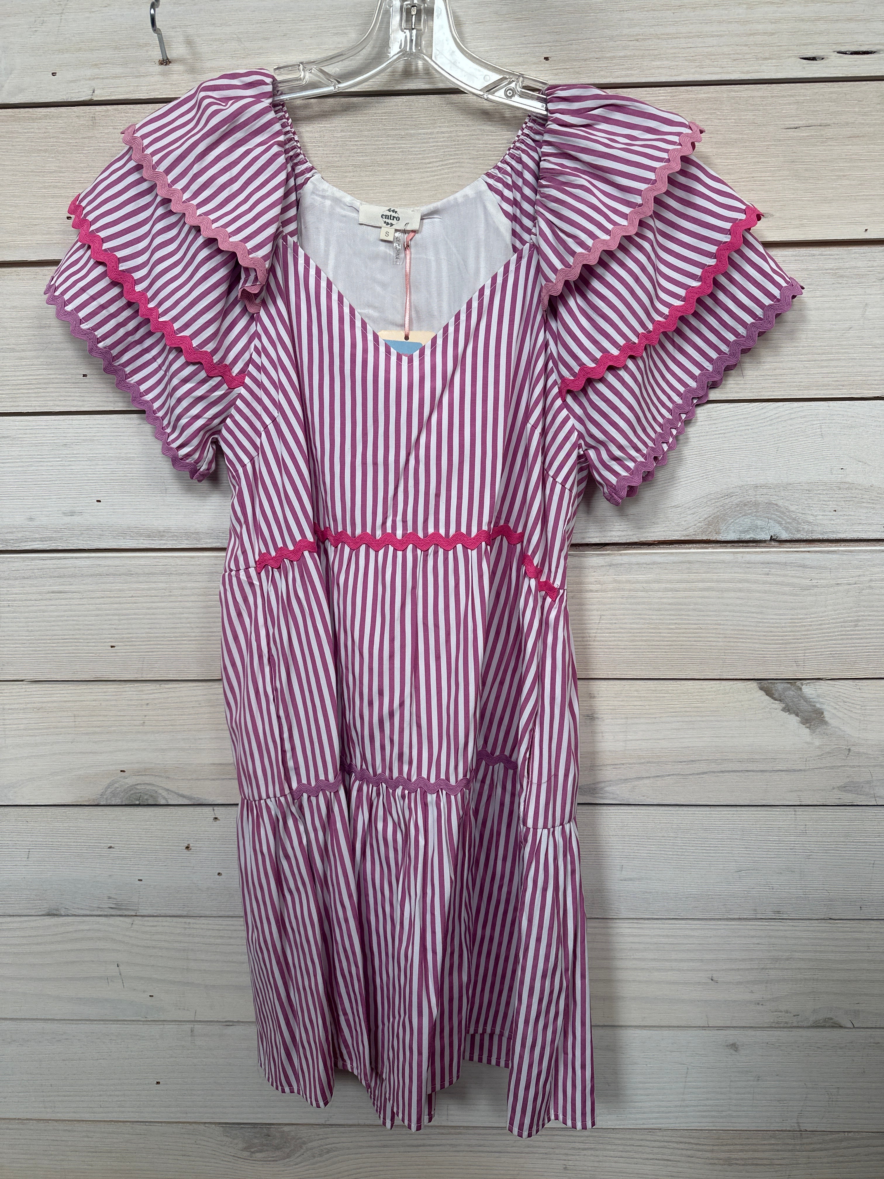 PINK STRIPE DRESS