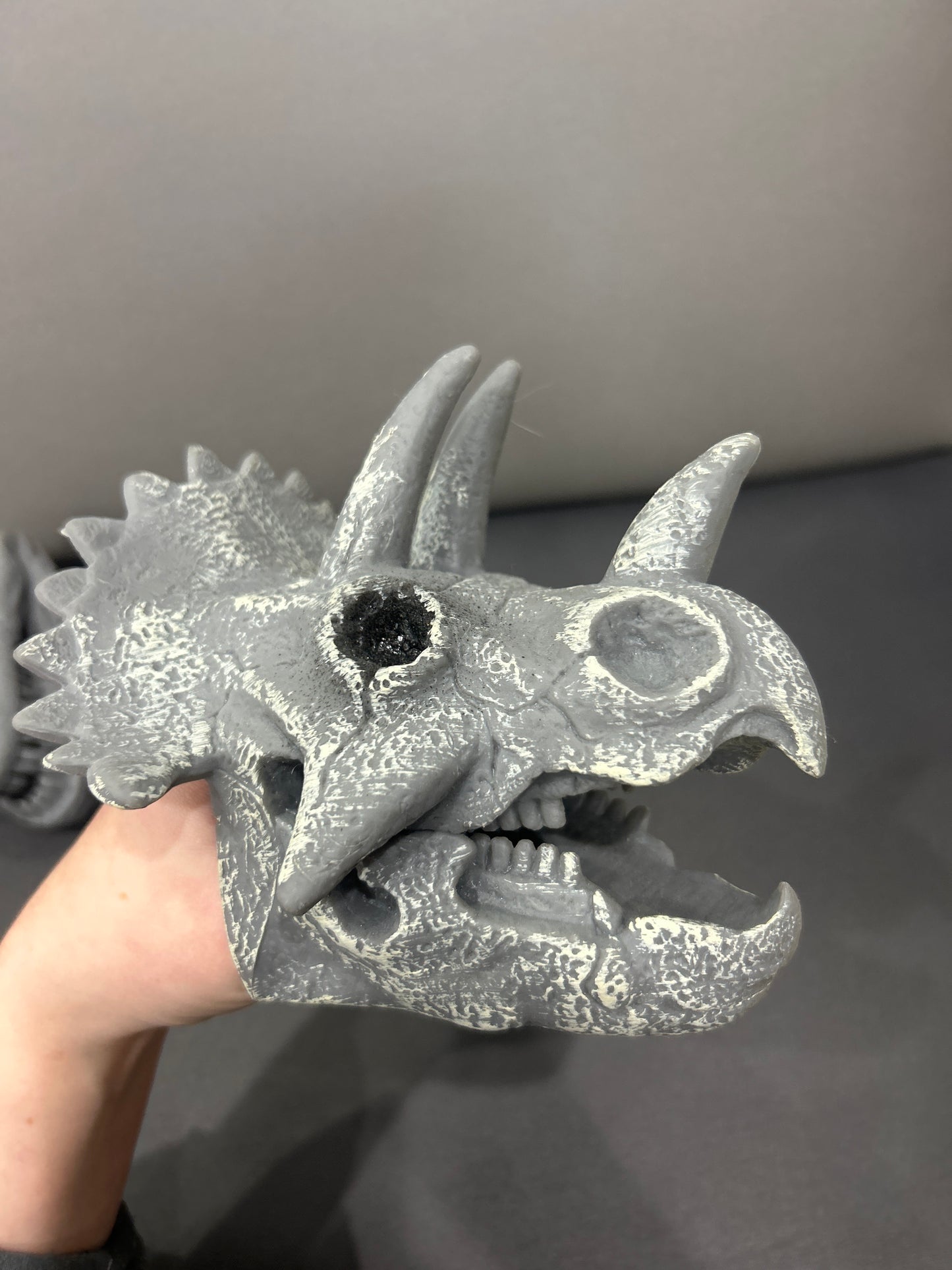 DINO SKULL HAND PUPPET