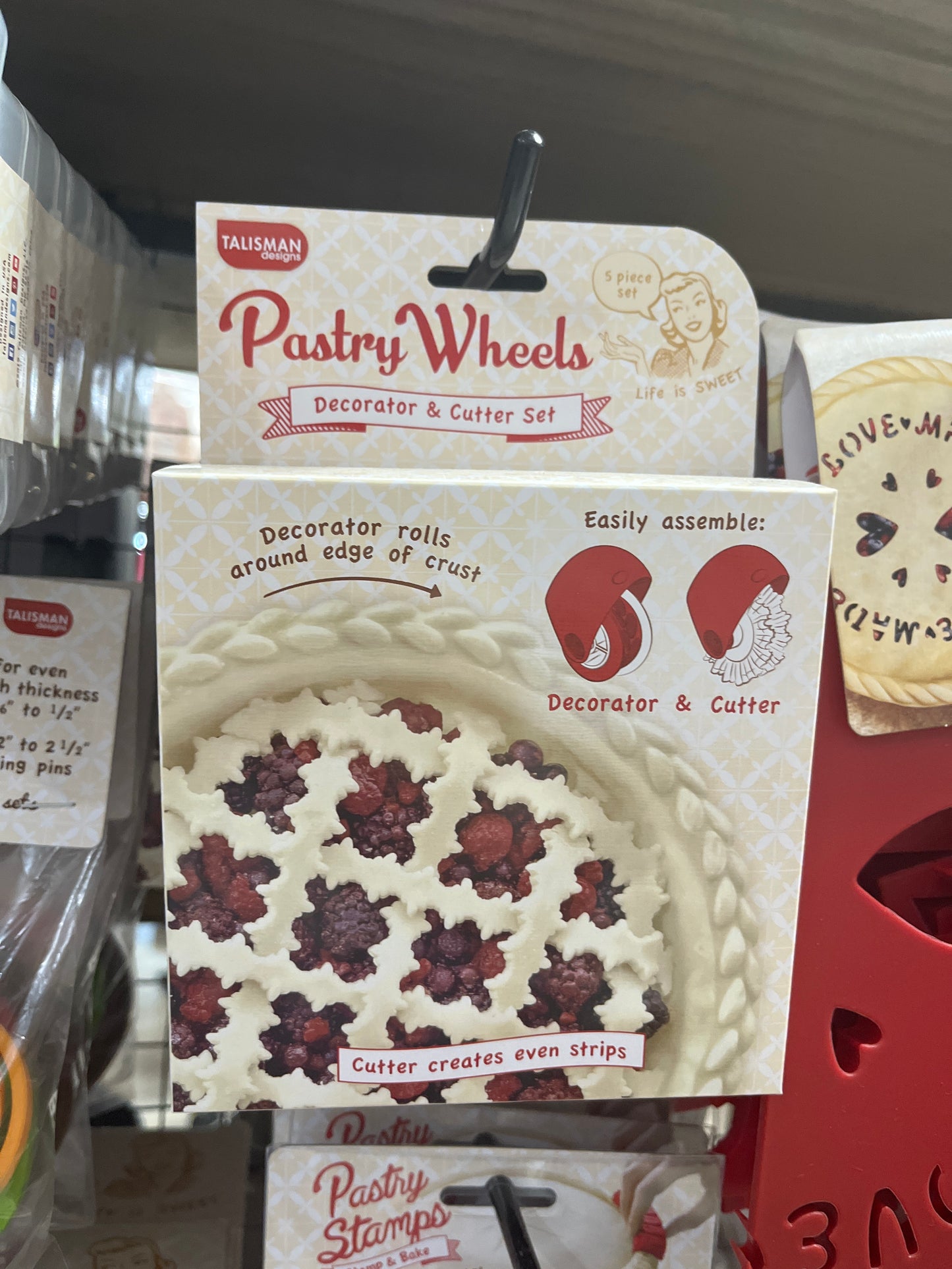 PASTRY WHEEL DECORATOR/CUTTER SET