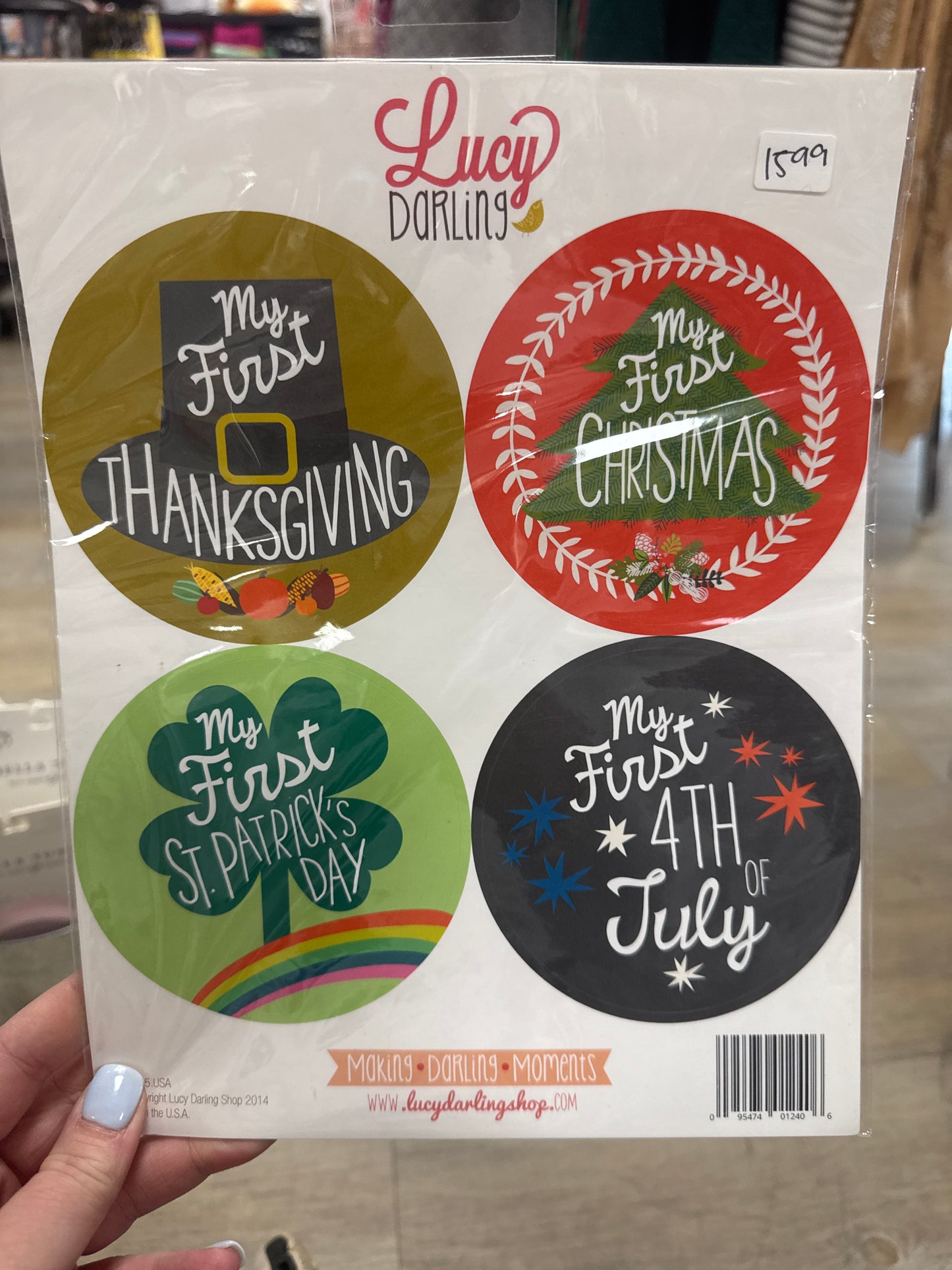 MY FIRST HOLIDAY STICKERS
