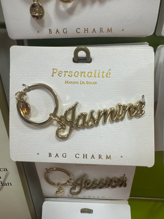 BAG CHARM KEYCHAIN - JASMINE