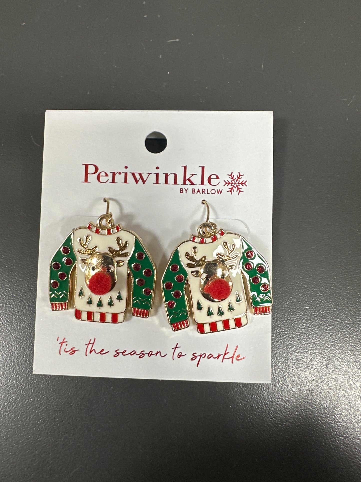 RUDOLPH SWEATER EARRINGS