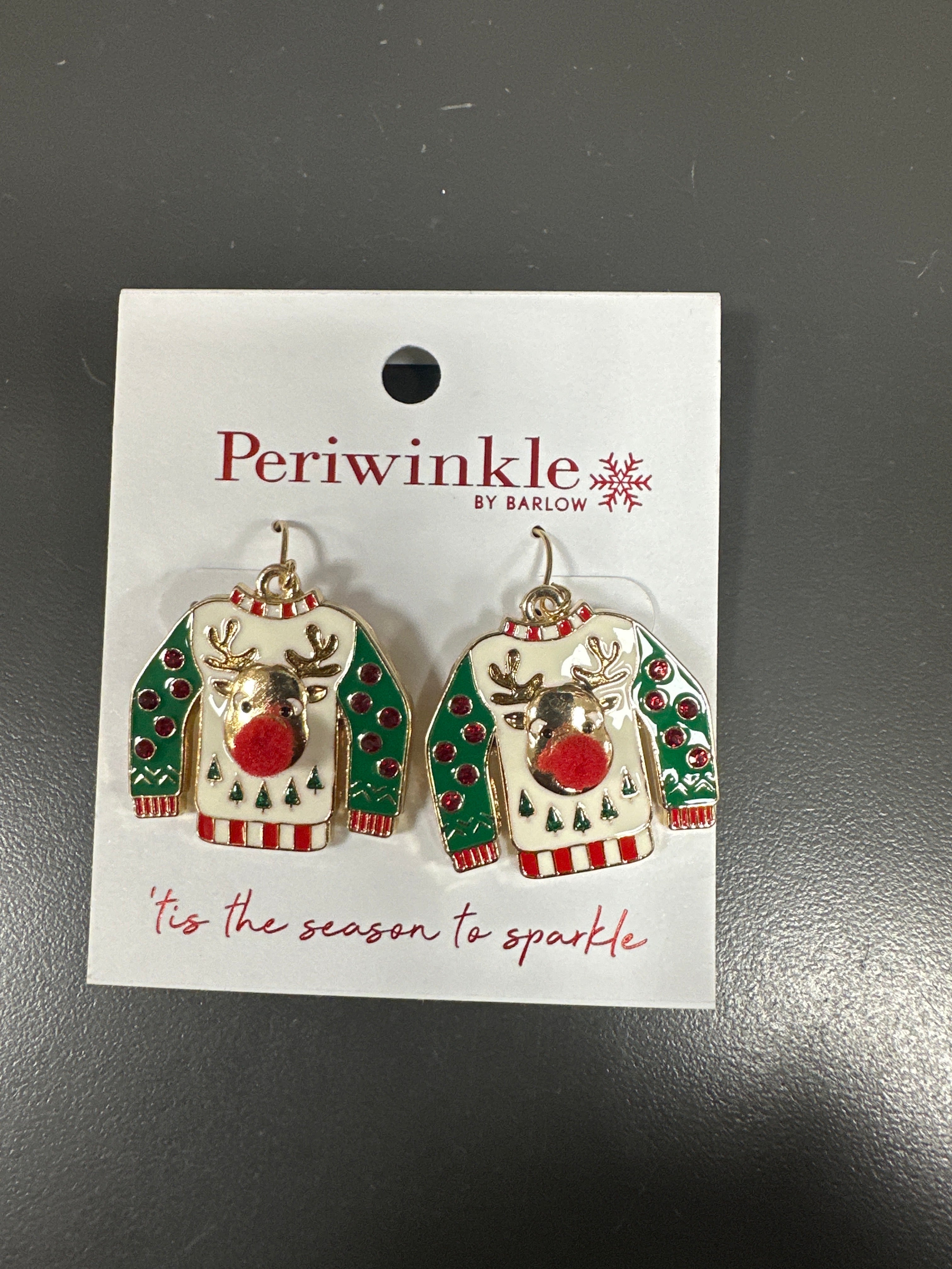 RUDOLPH SWEATER EARRINGS