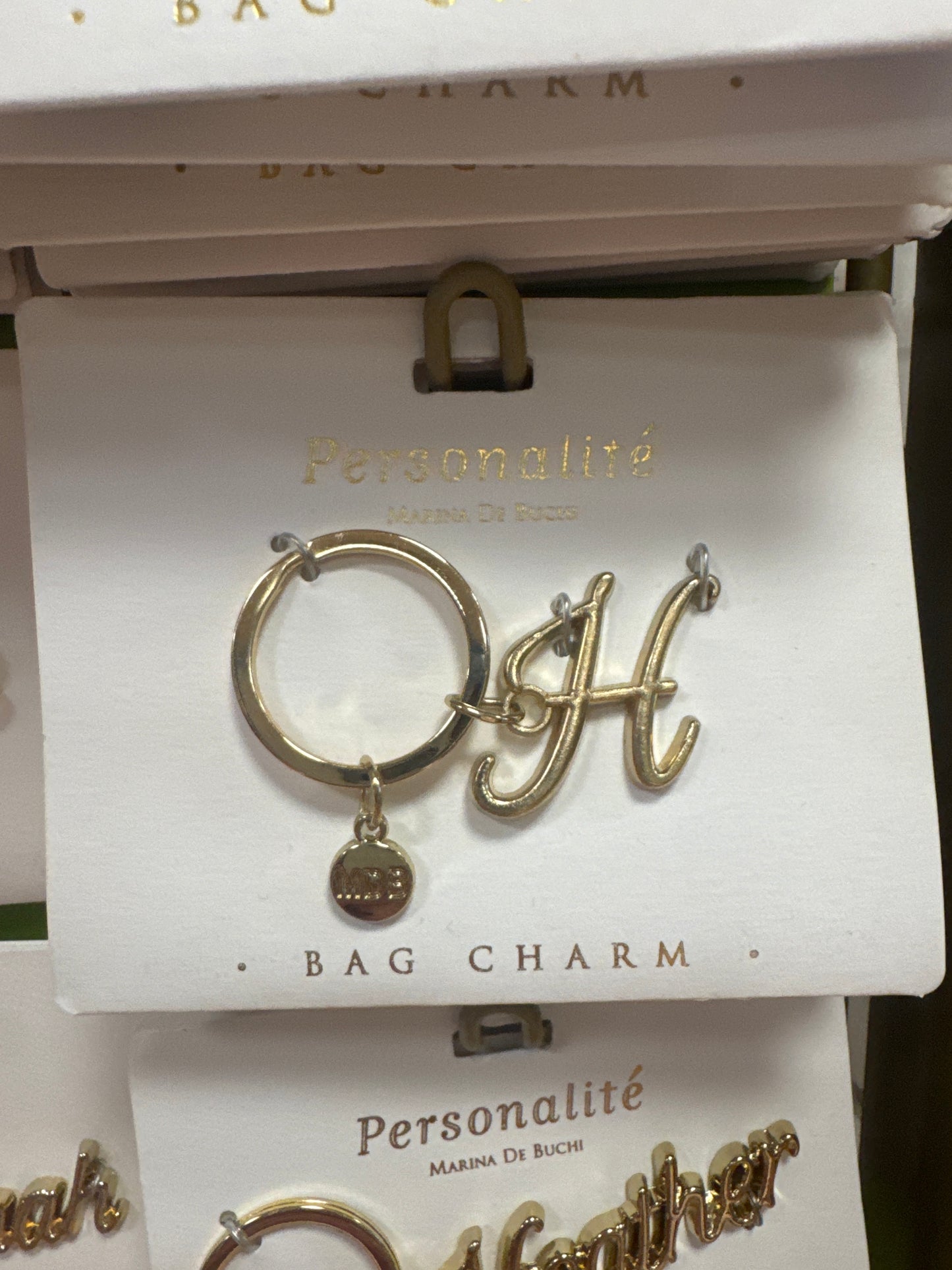 BAG CHARM KEYCHAIN - H