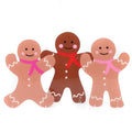 ACRYLIC GINGERBREAD MEN SET OF 3