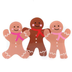 ACRYLIC GINGERBREAD MEN SET OF 3