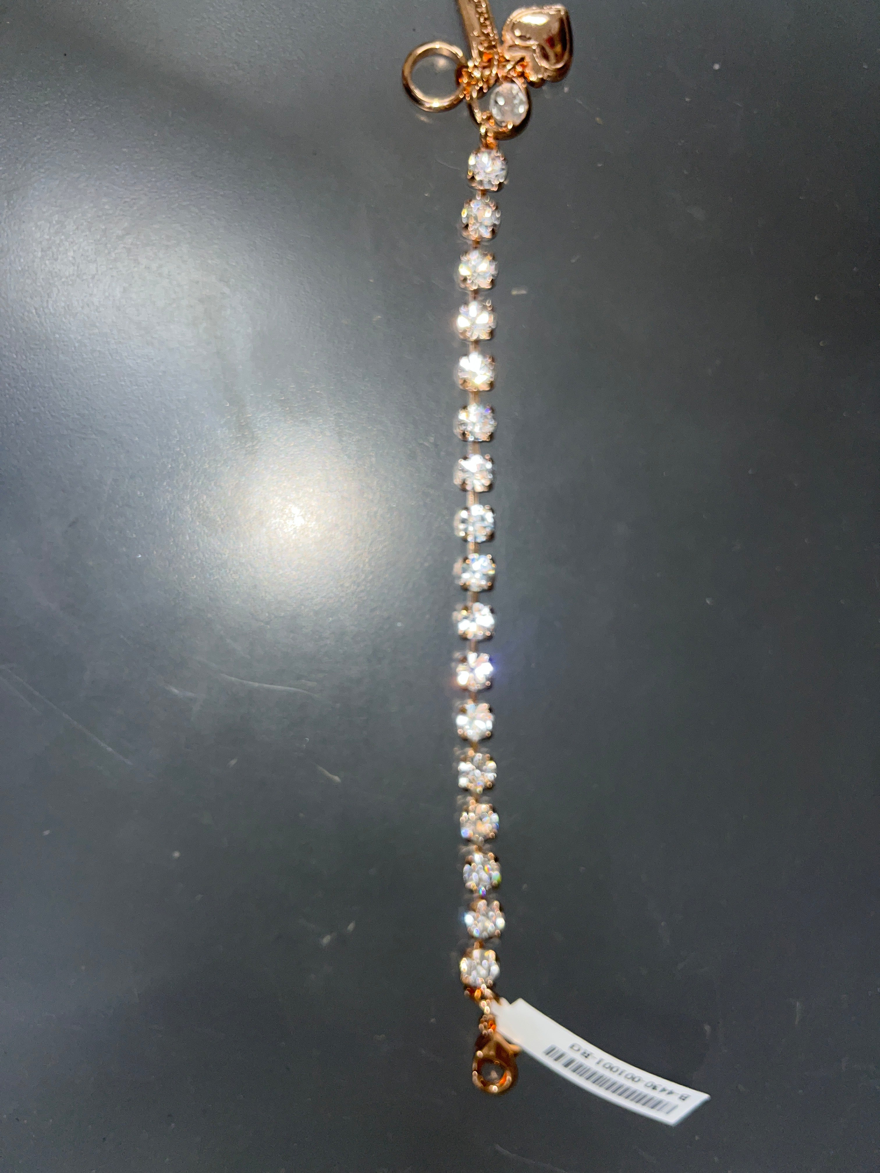 MARIANA - BRACELET - ROSE GOLD WITH CLEAR STONES