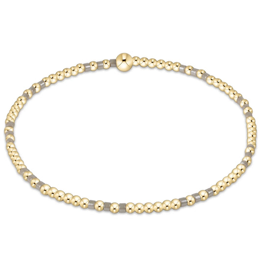 HOPE JOY PATTERN 2MM BEAD BRACELET