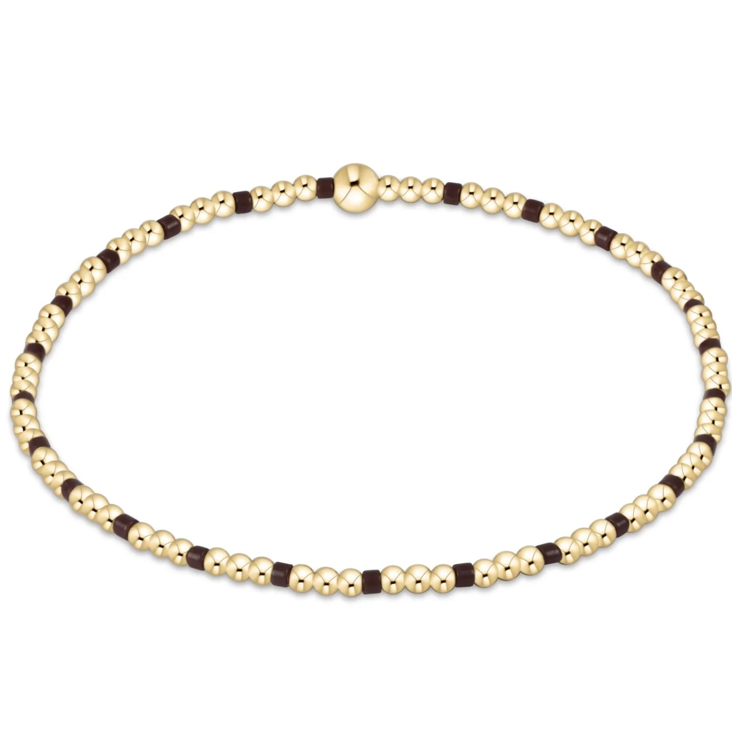 HOPE SINCERITY PATTERN 2MM BEAD BRACELET