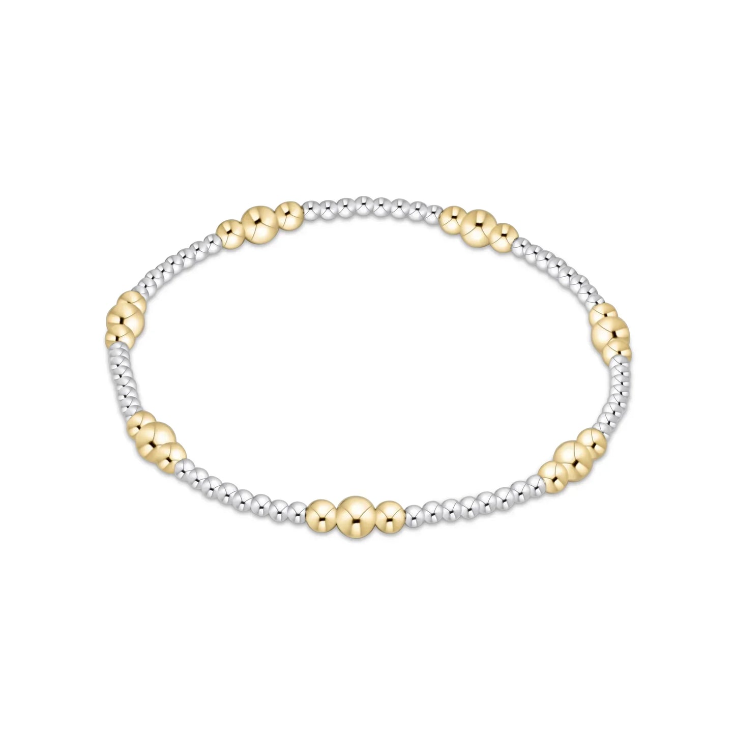 Purpose Gold 4mm Bead Bracelet - Mixed Metal