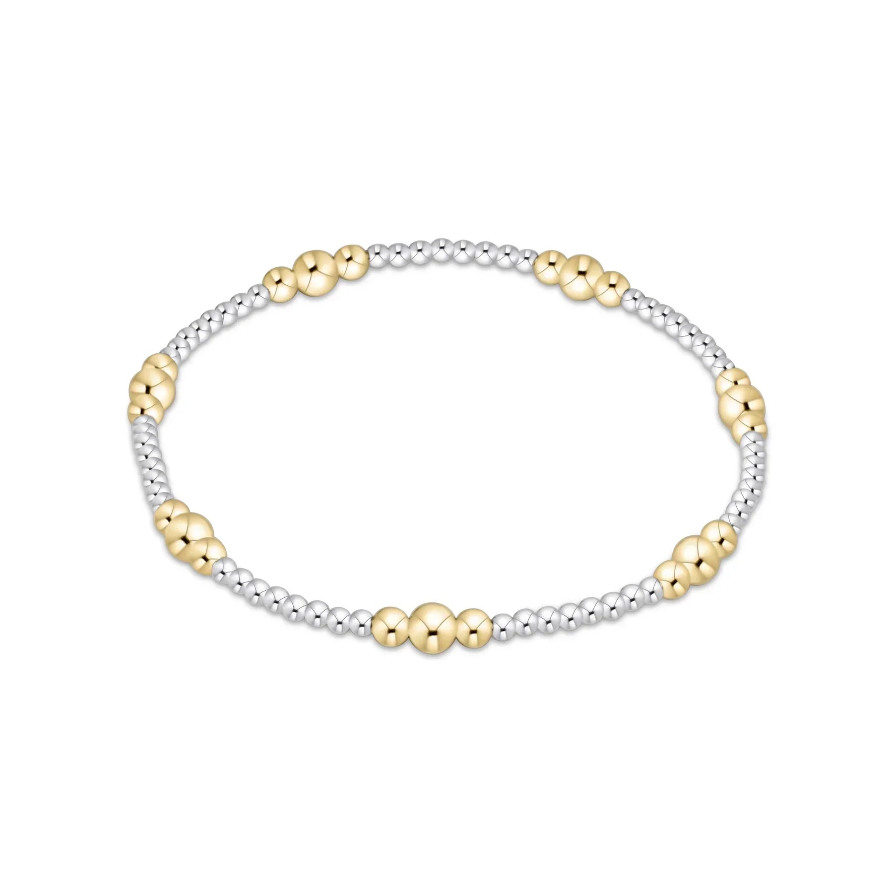 Purpose Gold 4mm Bead Bracelet - Mixed Metal