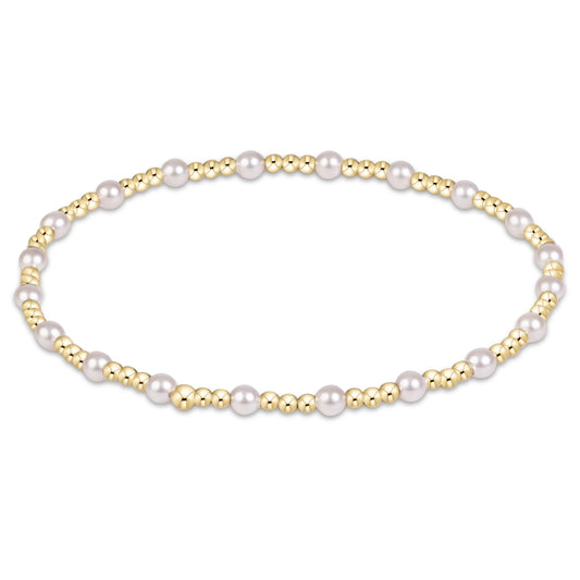 SINCERITY PEARL 3MM BRACELET