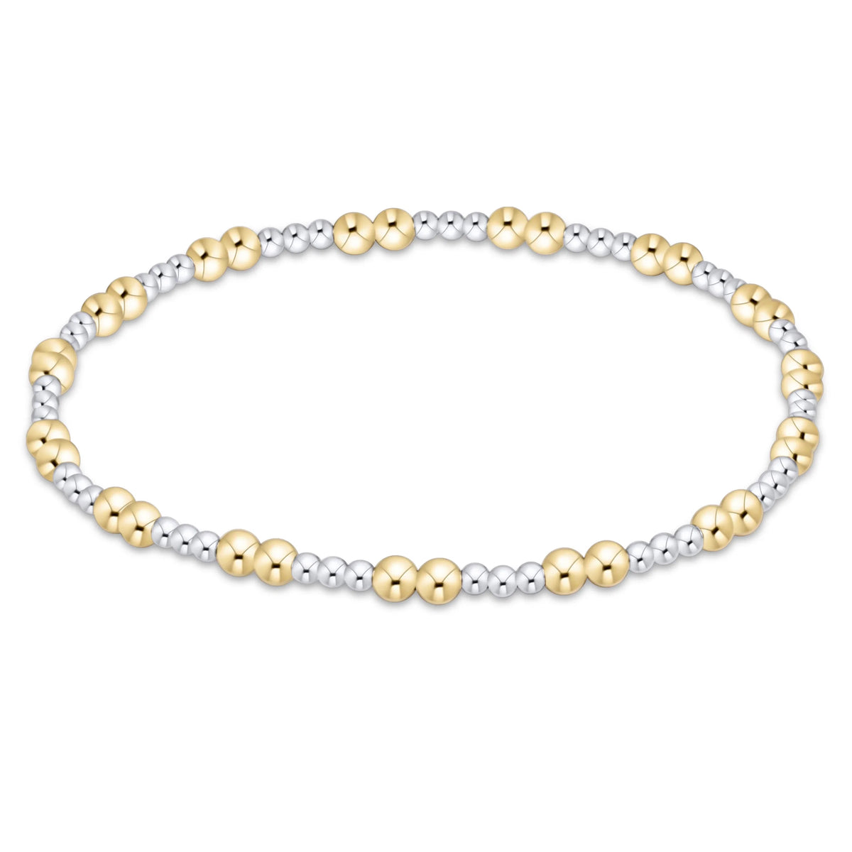 TOGETHER MIXED METAL 3MM BRACELET