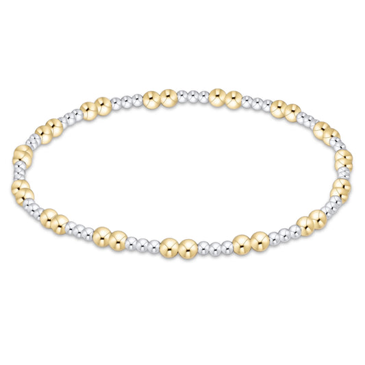 TOGETHER MIXED METAL 3MM BRACELET