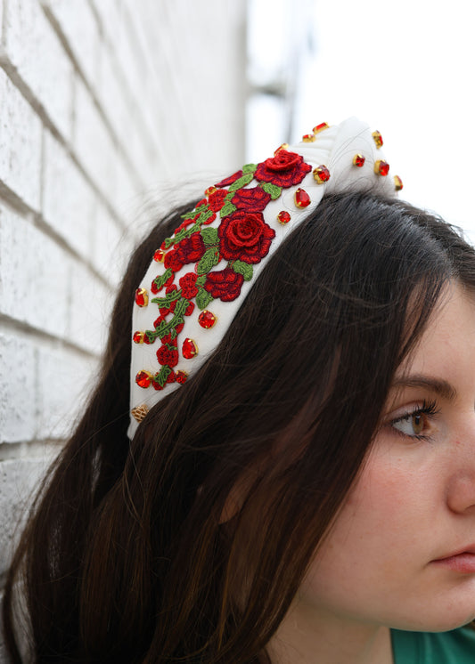 BRIANNA CANNON SPECIAL EDITION KENTUCKY DERBY ROSES HEADBAND